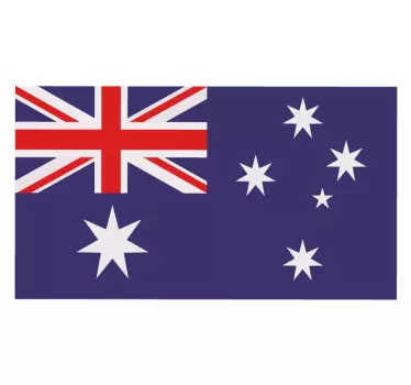 Australian flag car sticker - TenStickers