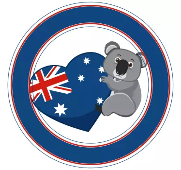 Proud Aussie city car Sticker - TenStickers