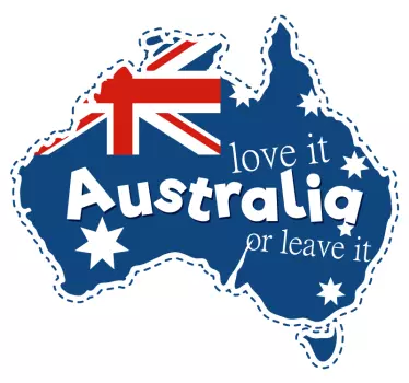 Love it or leave it car sticker - TenStickers