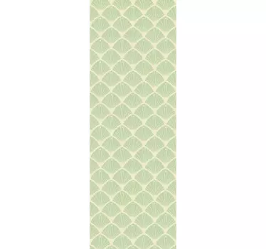 green geometric fridge sticker - TenStickers