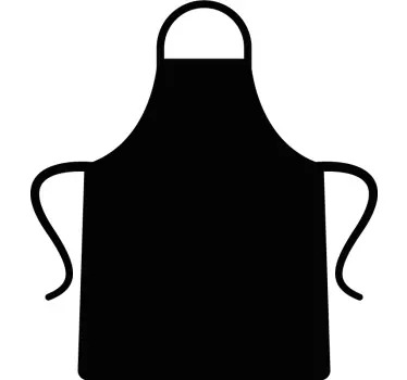 Apron chalkboard stickers - TenStickers