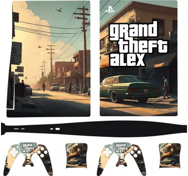 Grand Theft Auto (GTA)  PlayStation sticker - TenStickers