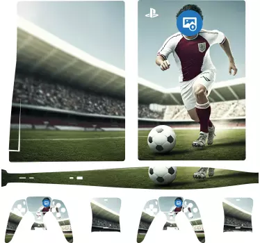 Soccer Player football sticker - TenStickers