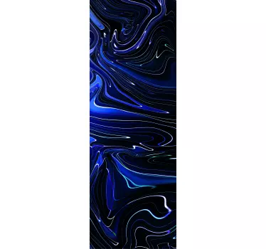 Liquid texture fridge sticker - TenStickers
