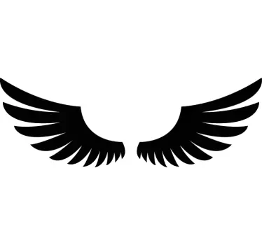 Helmet Wings motorcycle decal - TenStickers