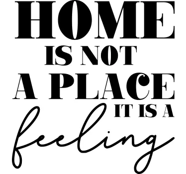 Home door entrance sticker - TenStickers