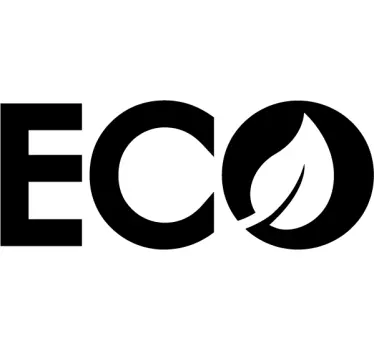 ECO car vinyl sticker - TenStickers