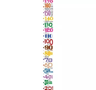 Measuring Tape Child Wall Sticker - TenStickers