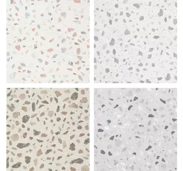 Terrazzo texture tile sticker - TenStickers