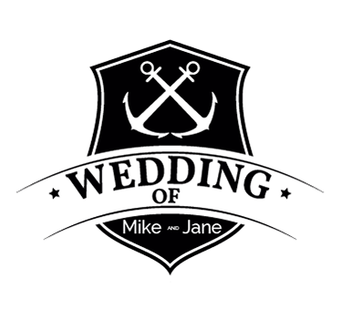 Wedding sticker customizable anchors - TenStickers