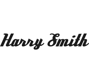 Calligraphic custom name motorbike sticker - TenStickers