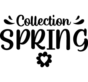 spring collection shop window sticker - TenStickers