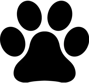 Paw Prints living room wall Sticker - TenStickers