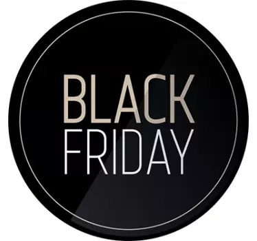Black Friday Window Sticker - TenStickers