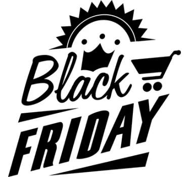 Sales sticker black friday shopping deals - TenStickers