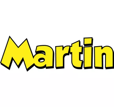 Valentino letters car sticker - TenStickers