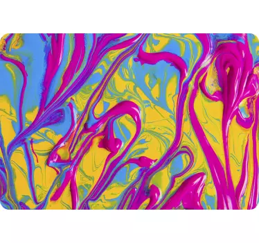 Abstract Design Laptop Sticker - TenStickers