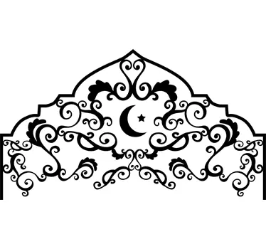 Arabic Headboard Sticker - TenStickers