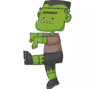 Baby Frankenstein Monster Wall Sticker - TenStickers