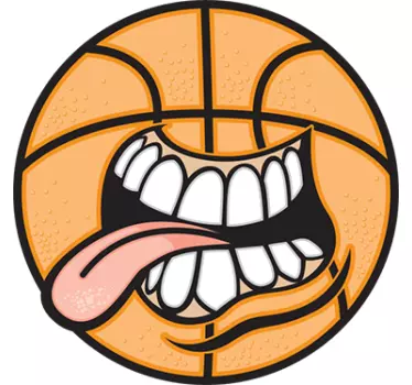 Basket Ball Sticker - TenStickers
