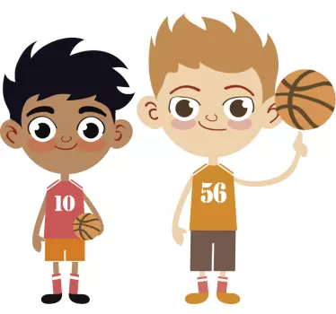Basketball Nerds Wall Sticker - TenStickers