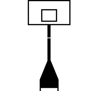 Basketball Ring Wall Sticker - TenStickers