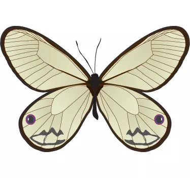 Beautiful Butterfly Decal - TenStickers