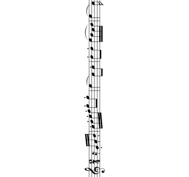 Beethoven Symphony Wall Sticker - TenStickers