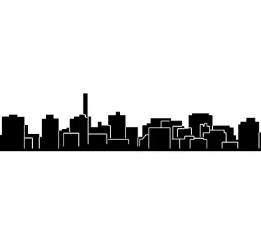 Birmingham Skyline Sticker - TenStickers
