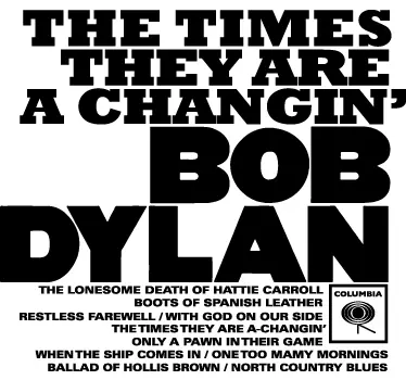 Bob Dylan Lyrics Sticker - TenStickers