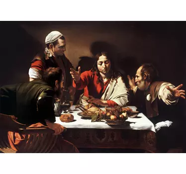 Caravaggio Painting Sticker - TenStickers