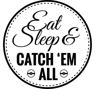 Catch em All Huawei Sticker - TenStickers