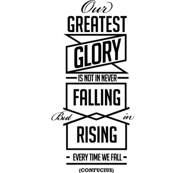 Confucius Phrase Wall Sticker - TenStickers