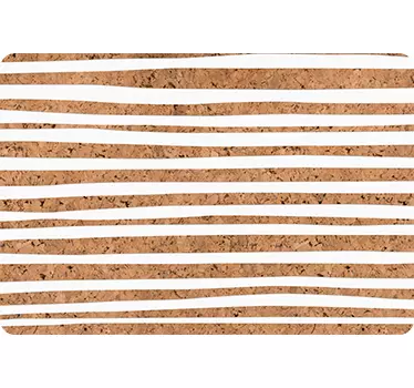 Cork computer laptop skin sticker - TenStickers