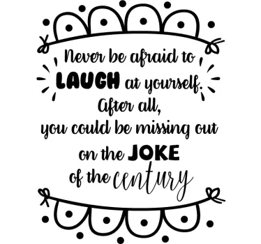 Dame Edna Quote Living Room Wall Decor - TenStickers