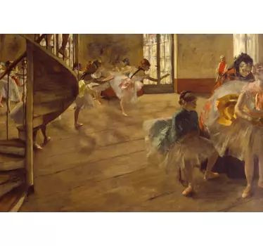 Degas Painting Sticker - TenStickers