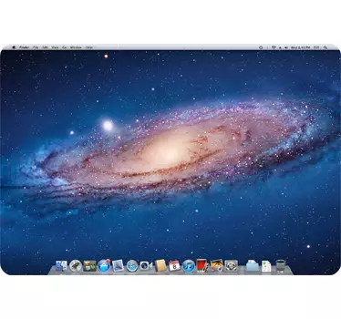 Desktop Simulation MacBook Sticker - TenStickers