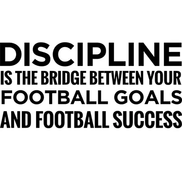Discipline Motivational Sticker - TenStickers