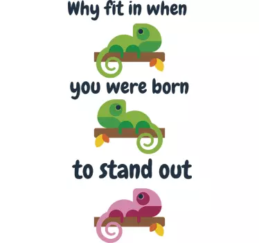Dr Seuss Fit In Quote Wall Sticker - TenStickers
