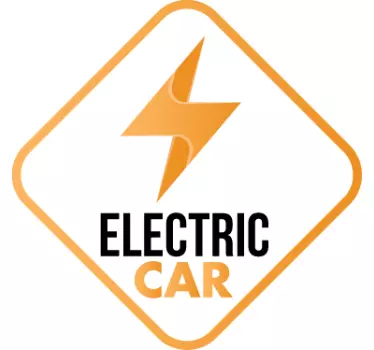 Electric Car Decal - TenStickers