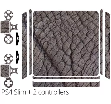 Elephant skin (PS4 slim) ps4 sticker - TenStickers