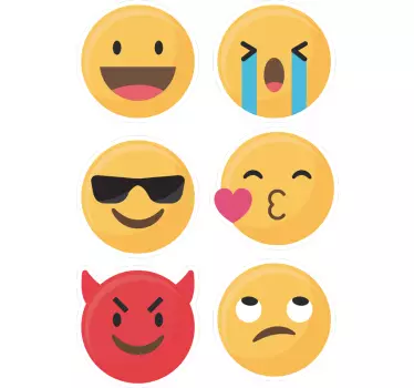 Emoji Set iPhone iPhone sticker - TenStickers
