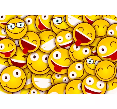 Emojis Laptop Sticker - TenStickers