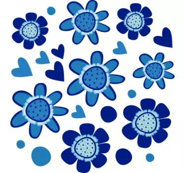 Flower Car Decal - TenStickers