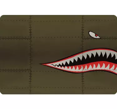 Flying Tigers Laptop Sticker - TenStickers