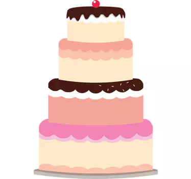 Fondant Cake Decal - TenStickers