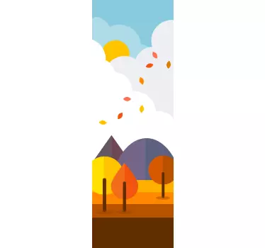 Forest Fridge Sticker - TenStickers