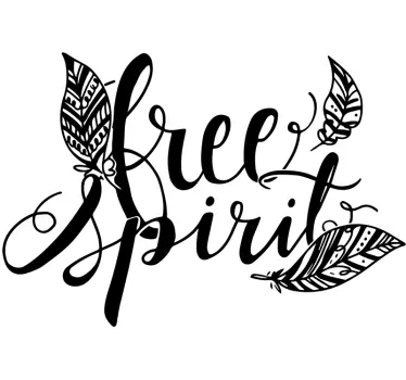 Free Spirit Wall Sticker - TenStickers