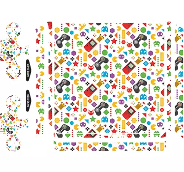 Gaming Assortment PS4 Skin Sticker - TenStickers