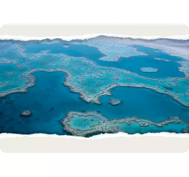 Great Barrier Reef Wall Mural Sticker - TenStickers